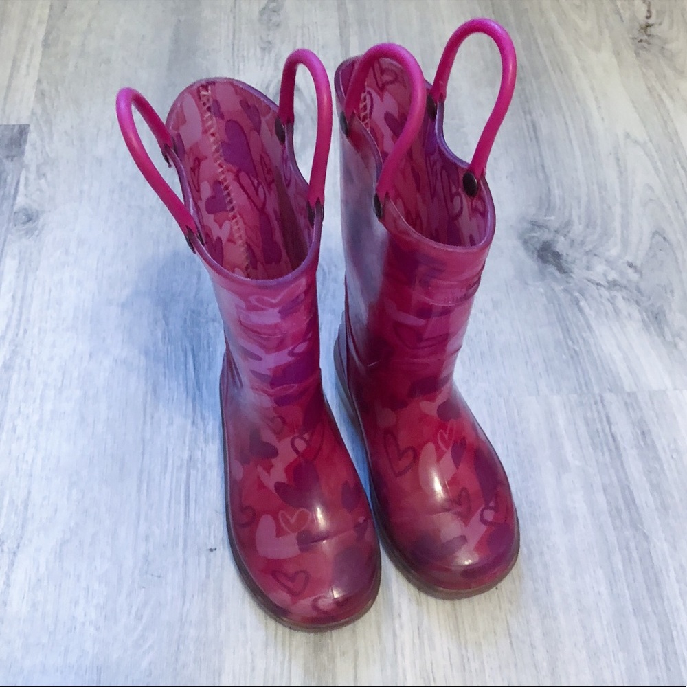 Western Chief Heart Light-Up Waterproof Rain Boots